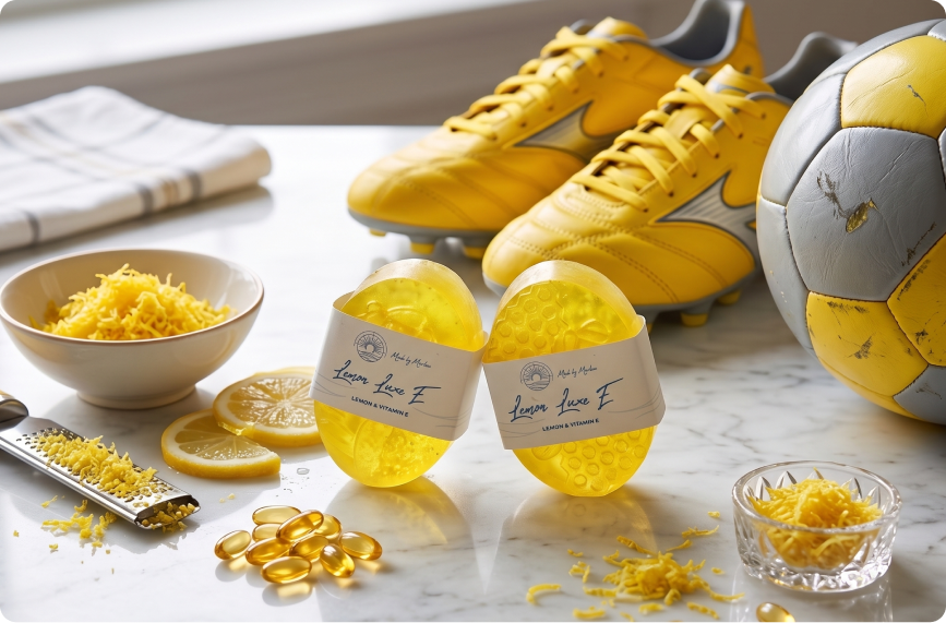 Lemon Love E soap bar